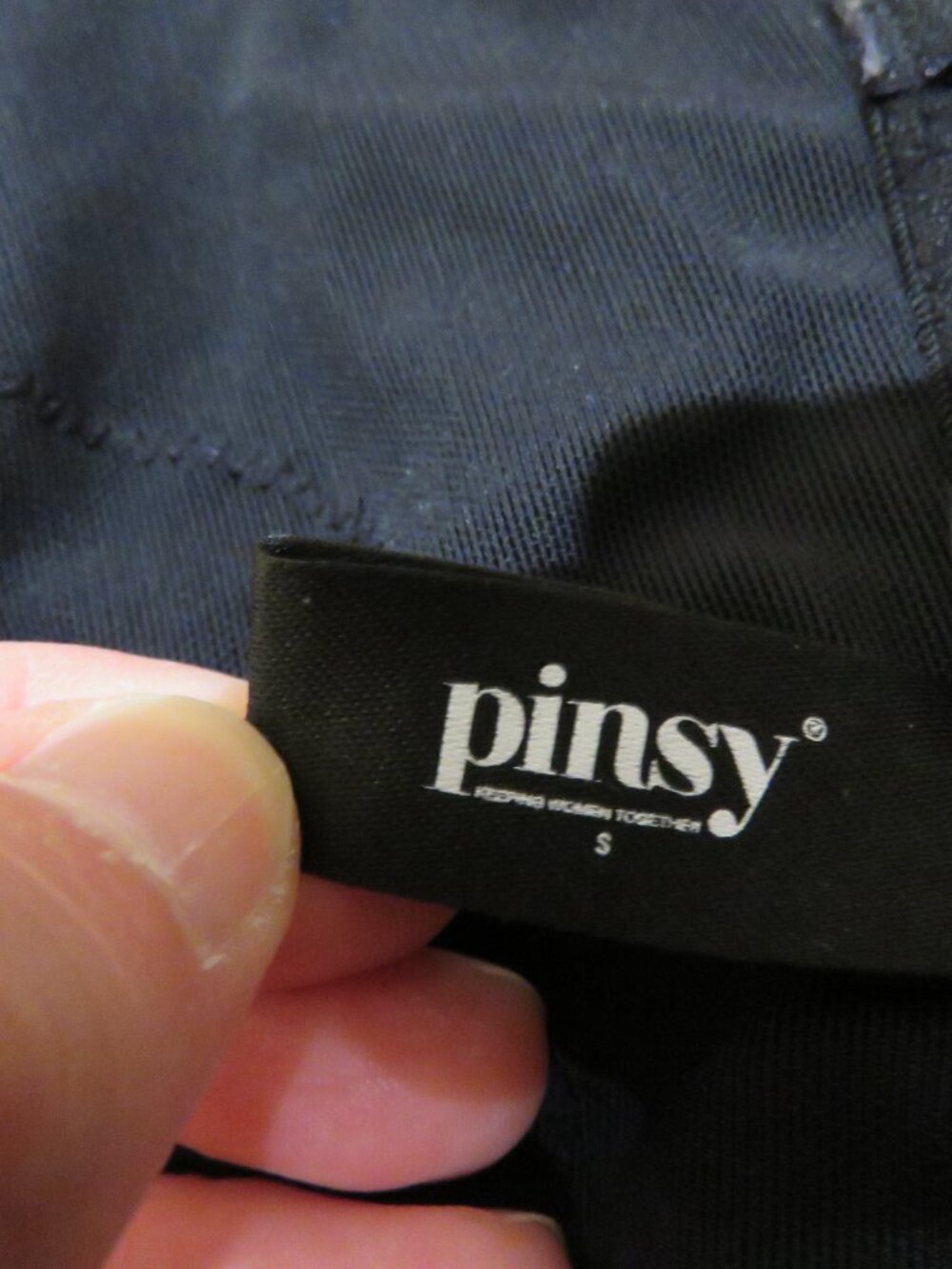 PINSY Smoothing Lace Shapesuit Bodysuit in Black Small Whimsigoth Stretch - Picture 13 of 13